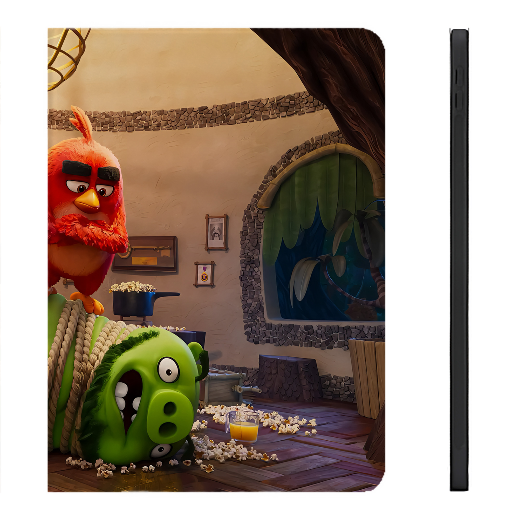 （画像用） Angry Birds アングリーバード IPadケース ペンホルダー付き ブックスタイルデザイン